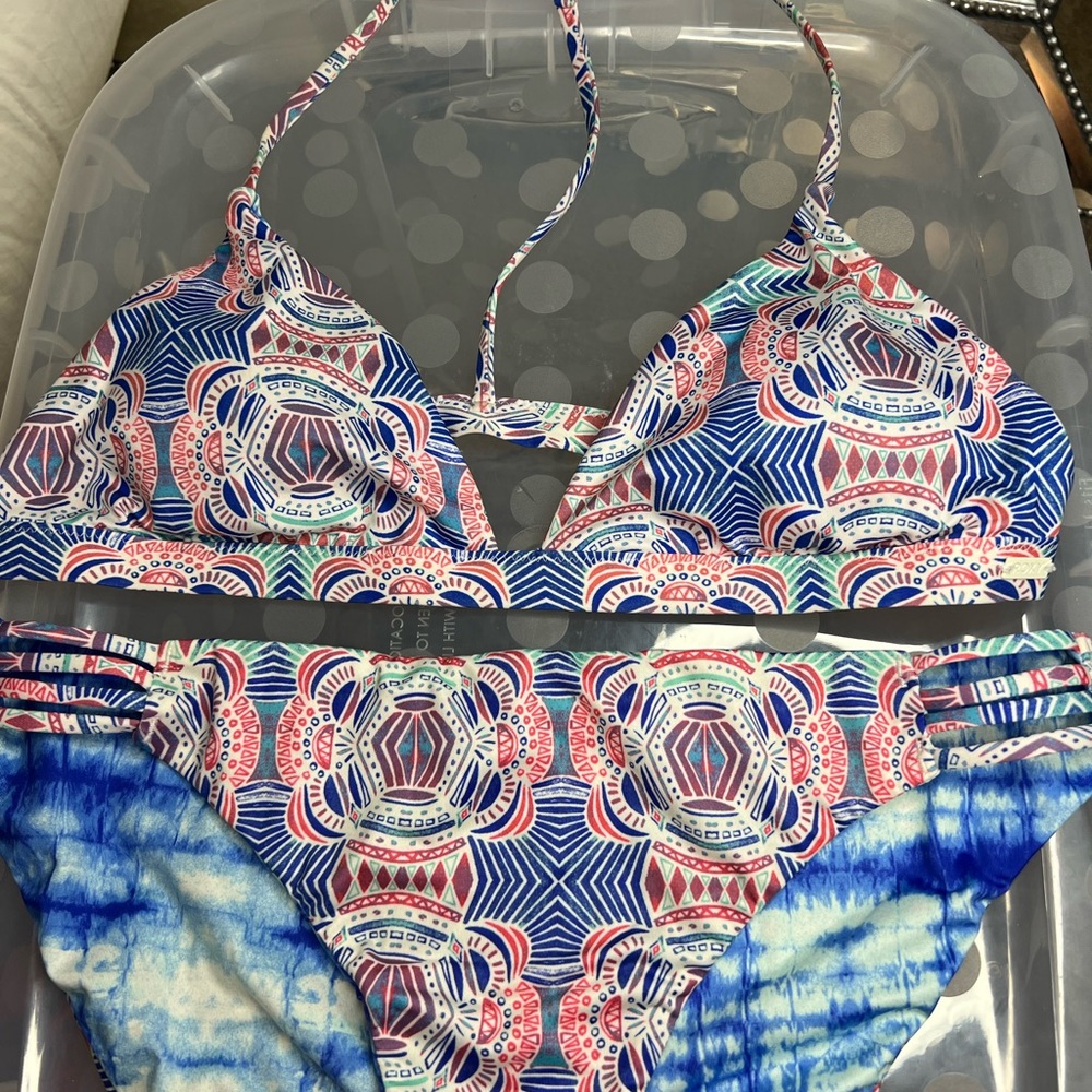 Roxy reversible bikini.